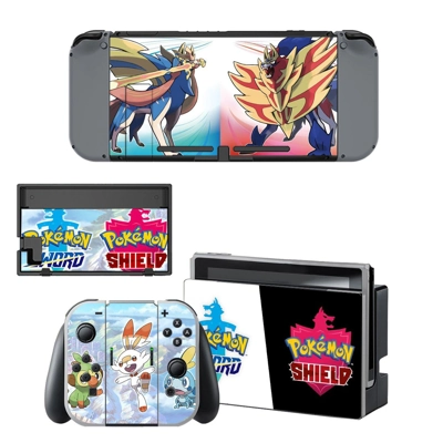 Pok�mon Sword and Shield decal skin for Nintendo Switch Co.. Pok�mon Sword and Shield decal skin for Nintendo Switch Co..