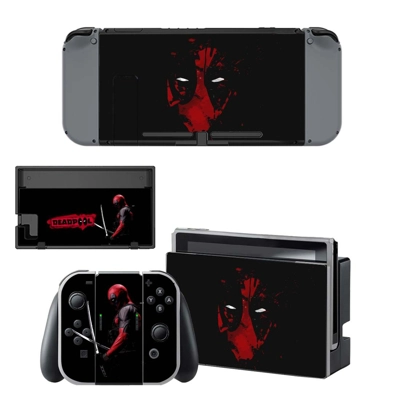 Deadpool decal skin for Nintendo Switch Console and Contro.. Deadpool decal skin for Nintendo Switch Console and Contro..