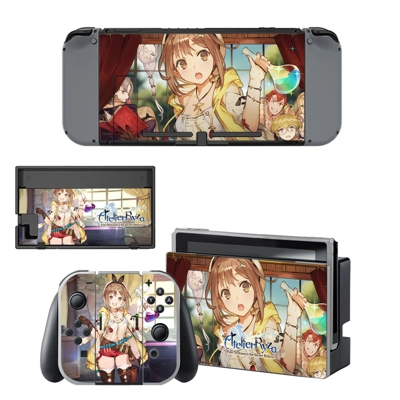 Atelier Ryza decal skin for Nintendo Switch Console and Controllers