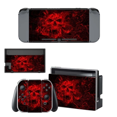 Demon Skull decal skin for Nintendo Switch Console and Con.. Demon Skull decal skin for Nintendo Switch Console and Con..