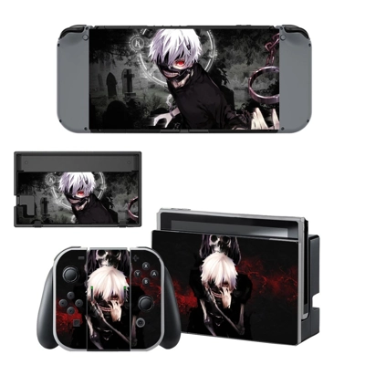 Tokyo Ghoul decal skin for Nintendo Switch Console and Con.. Tokyo Ghoul decal skin for Nintendo Switch Console and Con..