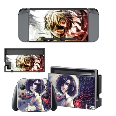 Tokyo Ghoul decal skin for Nintendo Switch Console and Con.. Tokyo Ghoul decal skin for Nintendo Switch Console and Con..