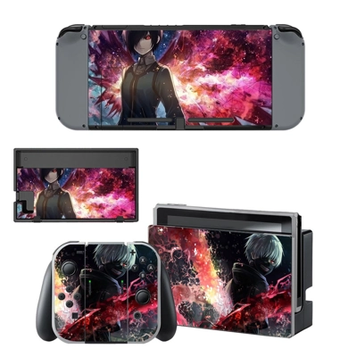 Tokyo Ghoul decal skin for Nintendo Switch Console and Con.. Tokyo Ghoul decal skin for Nintendo Switch Console and Con..