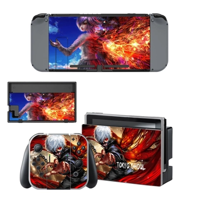 Tokyo Ghoul decal skin for Nintendo Switch Console and Con.. Tokyo Ghoul decal skin for Nintendo Switch Console and Con..