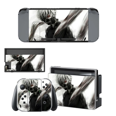 Tokyo Ghoul decal skin for Nintendo Switch Console and Con.. Tokyo Ghoul decal skin for Nintendo Switch Console and Con..