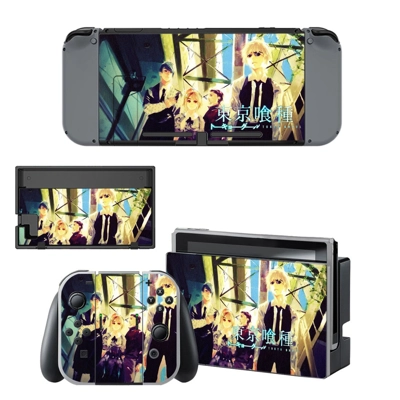 Tokyo Ghoul decal skin for Nintendo Switch Console and Con.. Tokyo Ghoul decal skin for Nintendo Switch Console and Con..
