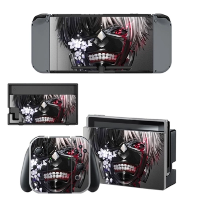 Tokyo Ghoul decal skin for Nintendo Switch Console and Con.. Tokyo Ghoul decal skin for Nintendo Switch Console and Con..