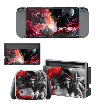 Tokyo Ghoul decal skin for Nintendo Switch Console and Con.. Tokyo Ghoul decal skin for Nintendo Switch Console and Con..