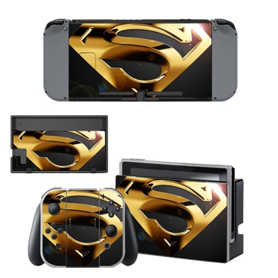 Superman decal skin for Nintendo Switch Console and Contro.. Superman decal skin for Nintendo Switch Console and Contro..