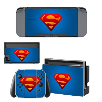 Superman decal skin for Nintendo Switch Console and Contro.. Superman decal skin for Nintendo Switch Console and Contro..