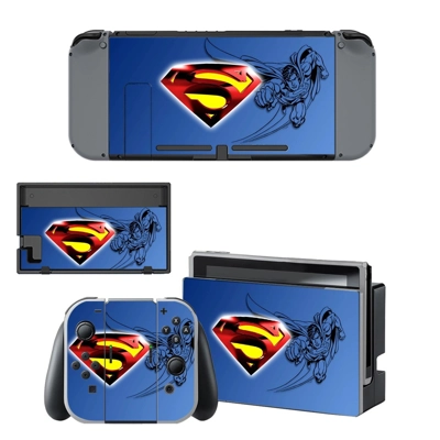 Superman decal skin for Nintendo Switch Console and Contro.. Superman decal skin for Nintendo Switch Console and Contro..