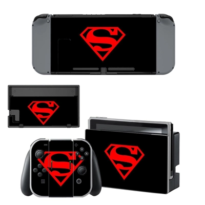 Superman decal skin for Nintendo Switch Console and Contro.. Superman decal skin for Nintendo Switch Console and Contro..