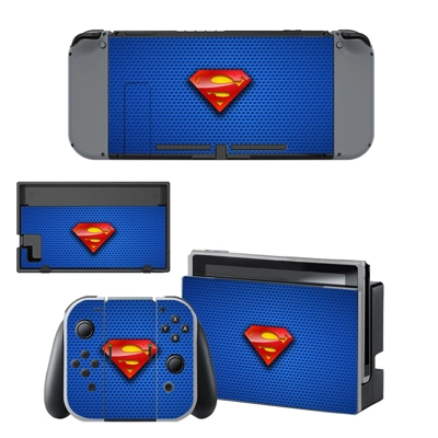 Superman decal skin for Nintendo Switch Console and Contro.. Superman decal skin for Nintendo Switch Console and Contro..