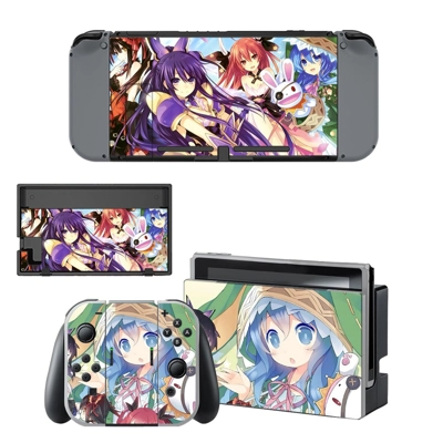 Date A Live decal skin for Nintendo Switch Console and Con.. Date A Live decal skin for Nintendo Switch Console and Con..