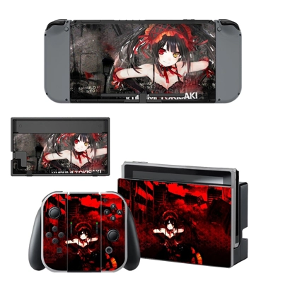 Kurumi tokisaki decal skin for Nintendo Switch Console and.. Kurumi tokisaki decal skin for Nintendo Switch Console and..