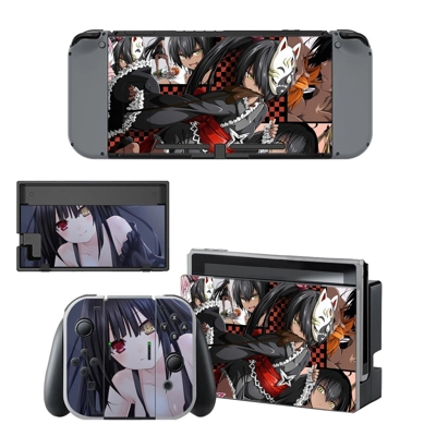 Kurumi tokisaki decal skin for Nintendo Switch Console and.. Kurumi tokisaki decal skin for Nintendo Switch Console and..