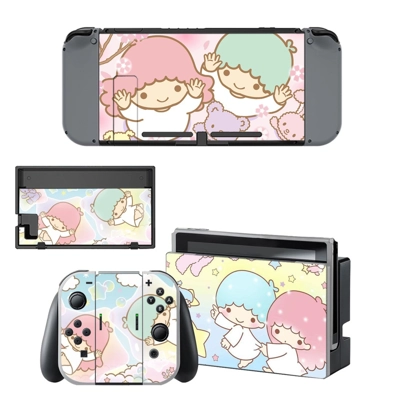 Little Twin Stars decal skin for Nintendo Switch Console a.. Little Twin Stars decal skin for Nintendo Switch Console a..