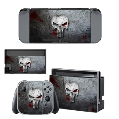 The Punisher decal skin for Nintendo Switch Console and Co.. The Punisher decal skin for Nintendo Switch Console and Co..