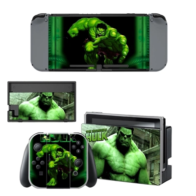 The Incredible Hulk decal skin for Nintendo Switch Console.. The Incredible Hulk decal skin for Nintendo Switch Console..