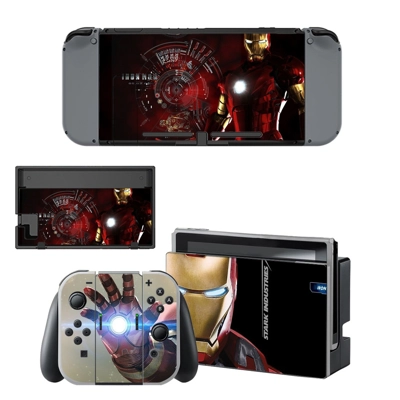 Iron Man decal skin for Nintendo Switch Console and Contro.. Iron Man decal skin for Nintendo Switch Console and Contro..
