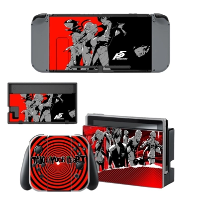 Persona 5 decal skin for Nintendo Switch Console and Contr.. Persona 5 decal skin for Nintendo Switch Console and Contr..