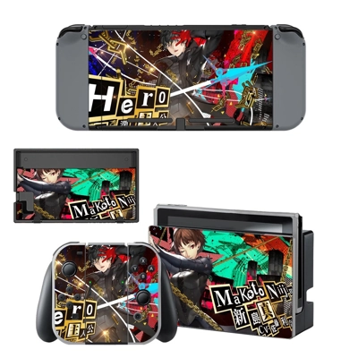 Makoto Niijima decal skin for Nintendo Switch Console and .. Makoto Niijima decal skin for Nintendo Switch Console and ..