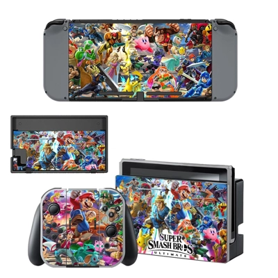 Super Smash Bros Ultimate decal skin for Nintendo Switch C.. Super Smash Bros Ultimate decal skin for Nintendo Switch C..