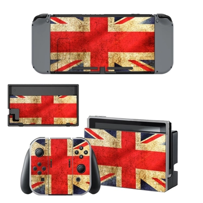 UK Flag decal skin for Nintendo Switch Console and Control.. UK Flag decal skin for Nintendo Switch Console and Control..