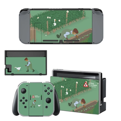 Untitled Goose Game decal skin for Nintendo Switch Console.. Untitled Goose Game decal skin for Nintendo Switch Console..