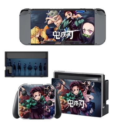 Demon Slayer decal skin for Nintendo Switch Console and Co.. Demon Slayer decal skin for Nintendo Switch Console and Co..