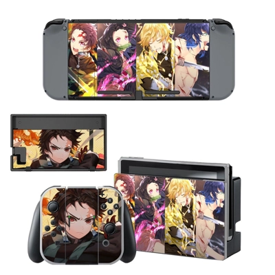 Demon Slayer decal skin for Nintendo Switch Console and Co.. Demon Slayer decal skin for Nintendo Switch Console and Co..