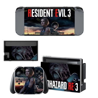 Resident Evil 3 decal skin for Nintendo Switch Console and.. Resident Evil 3 decal skin for Nintendo Switch Console and..
