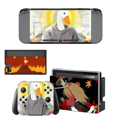 Untitled Goose Game decal skin for Nintendo Switch Console.. Untitled Goose Game decal skin for Nintendo Switch Console..