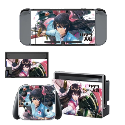 Sakura Wars decal skin for Nintendo Switch Console and Con.. Sakura Wars decal skin for Nintendo Switch Console and Con..