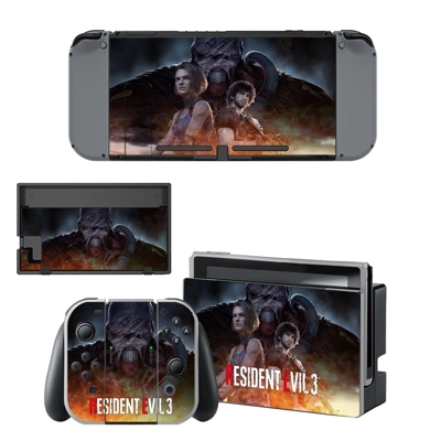 Resident Evil 3 decal skin for Nintendo Switch Console and.. Resident Evil 3 decal skin for Nintendo Switch Console and..