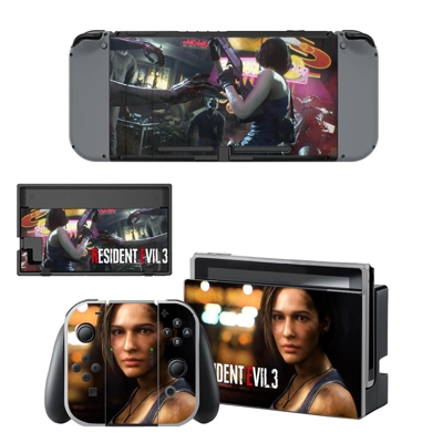 Resident Evil 3 decal skin for Nintendo Switch Console and.. Resident Evil 3 decal skin for Nintendo Switch Console and..