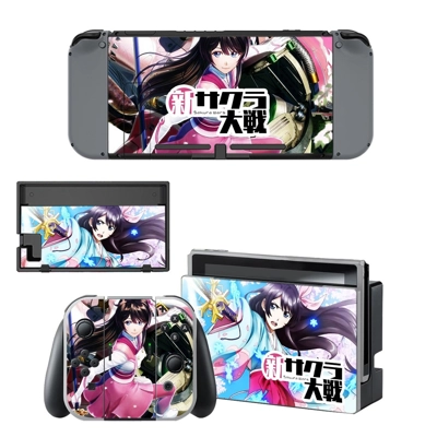 Sakura Wars decal skin for Nintendo Switch Console and Controllers