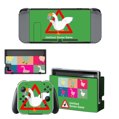 Untitled Goose Game decal skin for Nintendo Switch Console.. Untitled Goose Game decal skin for Nintendo Switch Console..