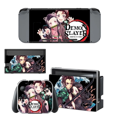 Demon Slayer decal skin for Nintendo Switch Console and Co.. Demon Slayer decal skin for Nintendo Switch Console and Co..