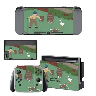 Untitled Goose Game decal skin for Nintendo Switch Console.. Untitled Goose Game decal skin for Nintendo Switch Console..