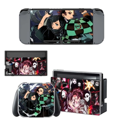 Demon Slayer decal skin for Nintendo Switch Console and Co.. Demon Slayer decal skin for Nintendo Switch Console and Co..