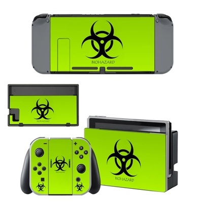 Biohazard decal skin for Nintendo Switch Console and Contr.. Biohazard decal skin for Nintendo Switch Console and Contr..