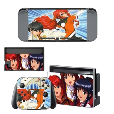 Sakura Wars decal skin for Nintendo Switch Console and Con.. Sakura Wars decal skin for Nintendo Switch Console and Con..