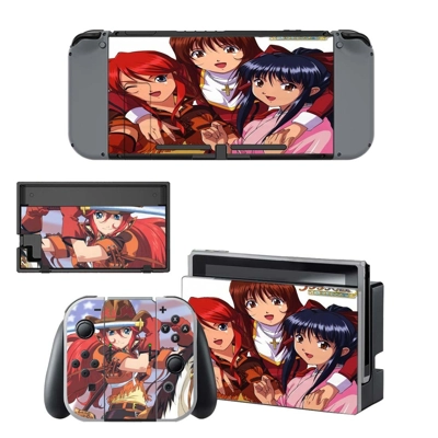 Sakura Wars decal skin for Nintendo Switch Console and Con.. Sakura Wars decal skin for Nintendo Switch Console and Con..