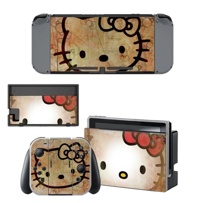 Hello Kitty decal skin for Nintendo Switch Console and Con.. Hello Kitty decal skin for Nintendo Switch Console and Con..