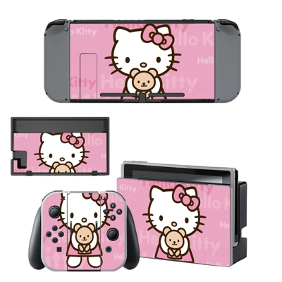Hello Kitty decal skin for Nintendo Switch Console and Con.. Hello Kitty decal skin for Nintendo Switch Console and Con..