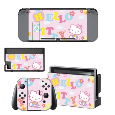 Hello Kitty decal skin for Nintendo Switch Console and Con.. Hello Kitty decal skin for Nintendo Switch Console and Con..