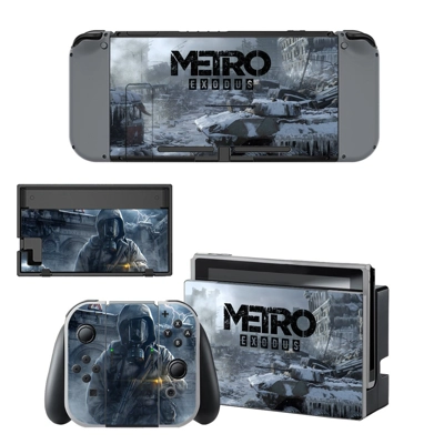 Metro Exodus decal skin for Nintendo Switch Console and Co.. Metro Exodus decal skin for Nintendo Switch Console and Co..