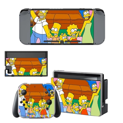 The Simpsons decal skin for Nintendo Switch Console and Co.. The Simpsons decal skin for Nintendo Switch Console and Co..