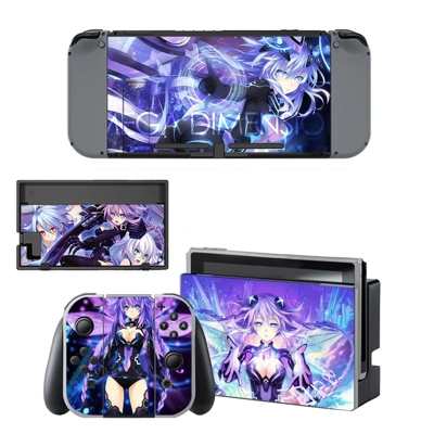Hyperdimension Neptunia decal skin for Nintendo Switch Con.. Hyperdimension Neptunia decal skin for Nintendo Switch Con..